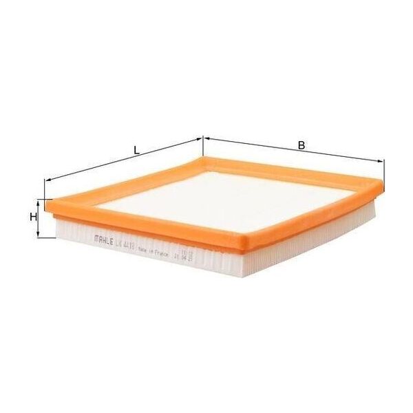 Mahle Lx 4418 - Filtro Aria Oe 04E129620A Per Toledo Iv (KG3), Ibiza (Kj), Ibiza (6J, 6P), Yeti (5L), Octavia Iii (5E), Fabia Iii (Nj), Polo (6C, 6R), Golf Vii, Caddy Iv (Sa)-image