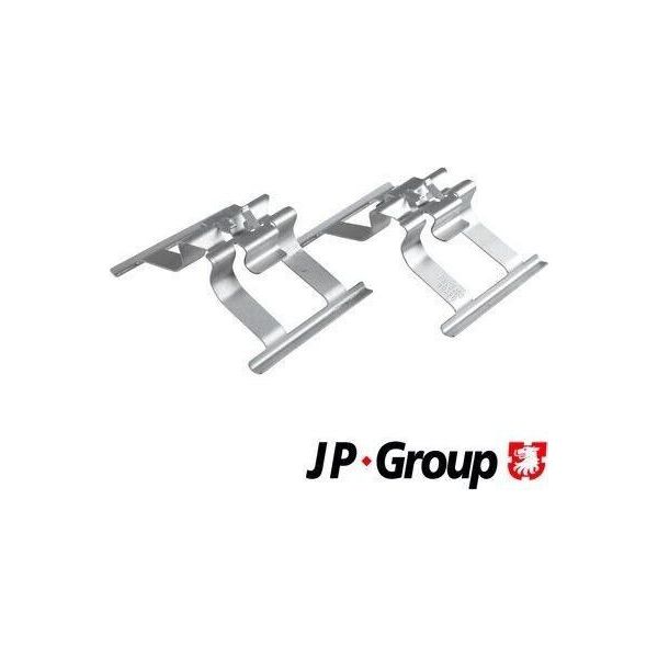 2X Jp Group 1164004310 Kit Accessori Pastiglie Freno A Disco Posteriore Per Vw Touareg (7P5, 7P6) Per Porsche Cayenne (92A)-image