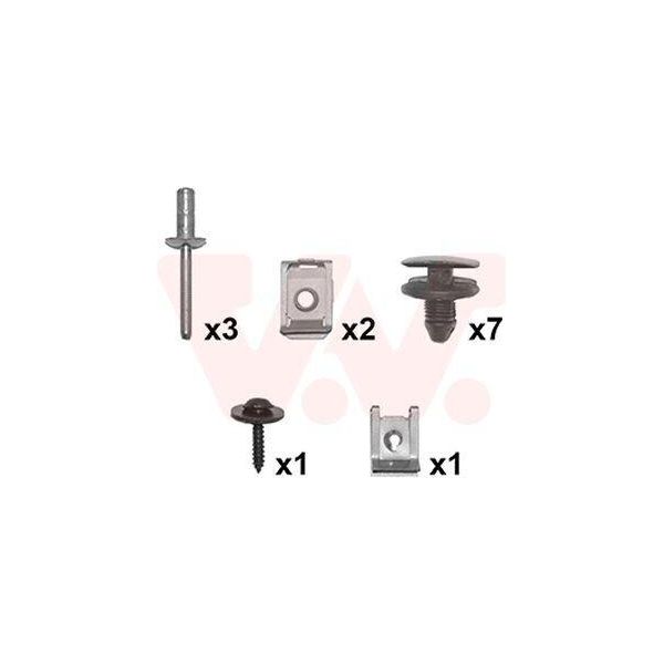 Van Wezel Kit Di Montaggio Parafango 0925796 Anteriore Sinistro Anteriore Destro Per CitroËN C3 I Hatchback (Fc, Fn)-image