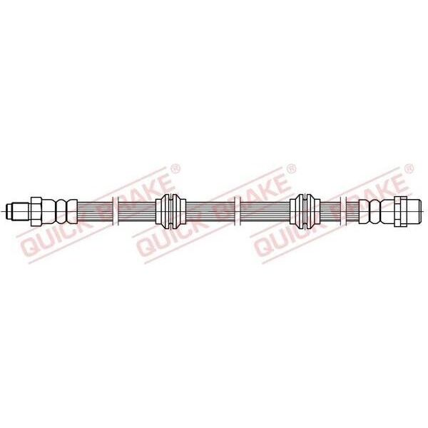Quick Brake 32.417 Tubo Freno Adatto Per MERCEDES-BENZ Classe M (W164) Gl (X164)-image