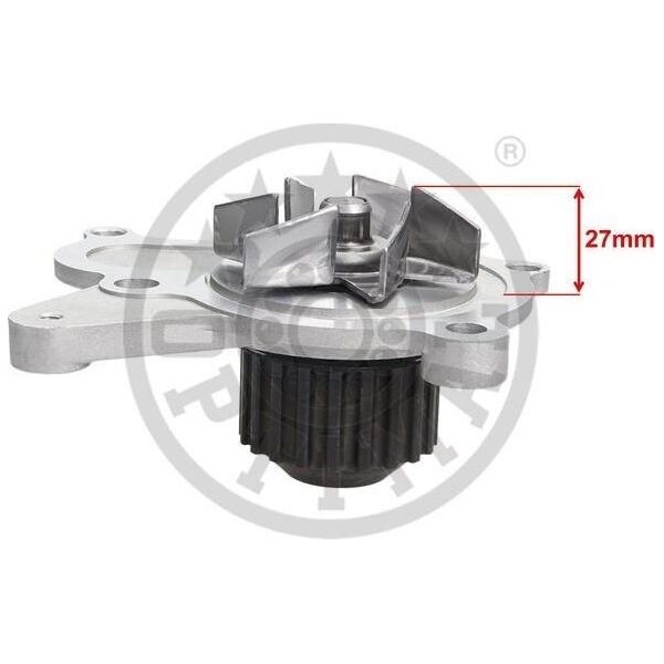 Pompa Refrigerante Optimal Pompa Acqua Per Hyundai I30 (Fd) AQ-2276-image