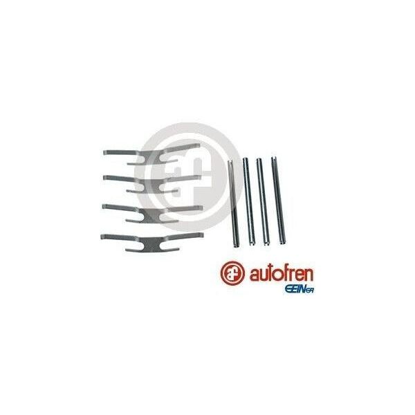Autofren Seinsa D42489A Kit Accessori Pastiglie Freno A Disco Anteriori Per Opel Kadett E Cc (T85) Corsa A Cc (S83) Manta B (58, 59) Kadett E Cabrio (T85)-image