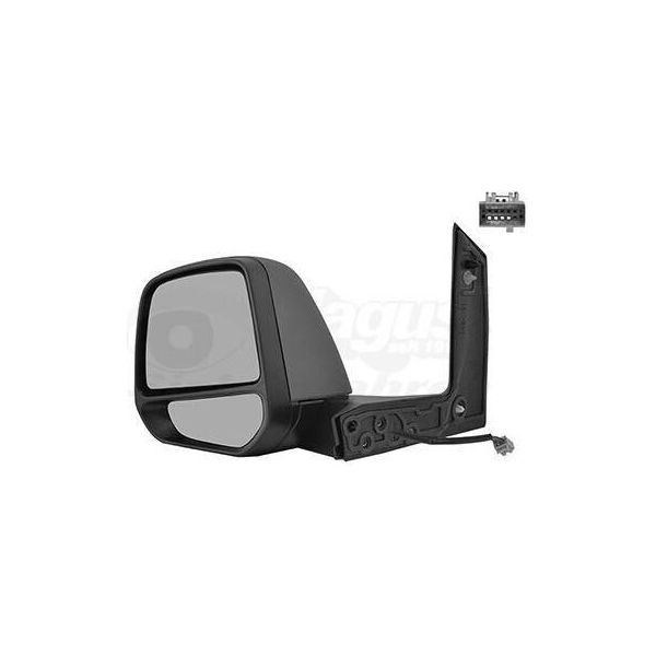 Van Wezel 1927827 Specchietto Esterno Specchietto Laterale Sinistro Per Ford Tourneo Connect / Grand Tourneo Connect V408 Station Wagon Convesso Riscaldato Primerizzato-image