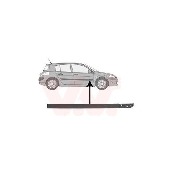 Van Wezel 4327424 - Oe 7701475248 Striscia Di Rivestimento, Anteriore Destra Per Megane Ii-image