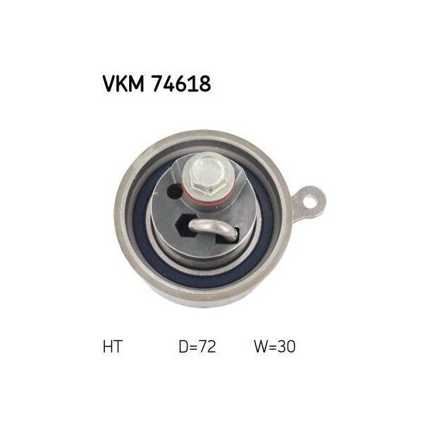 Skf Vkm 74618 - Oe 1449043 Puleggia Tenditore, Cinghia Di Distribuzione Per Ranger (Et)-image