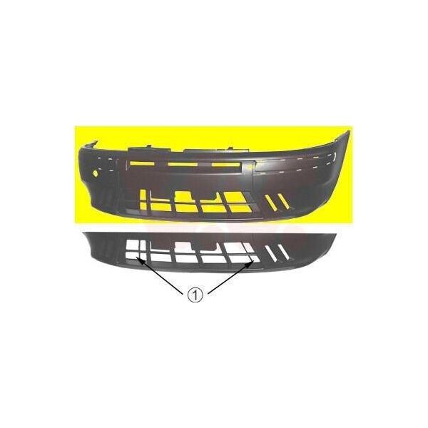 Van Wezel 1620574 - Paraurti Anteriore Oe 0735279076 Per Punto-image