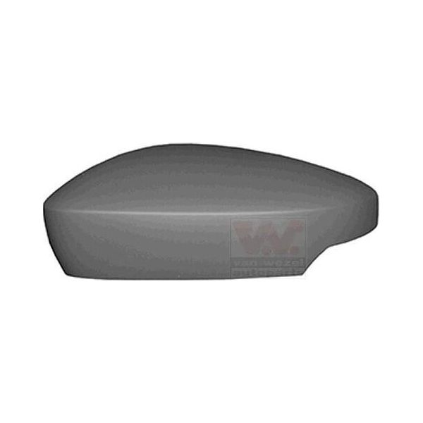 Van Wezel 7629843 Copertura Specchietto Esterno Sinistro Per Skoda Fabia (NJ3) Copertura Specchietto Con Primer-image