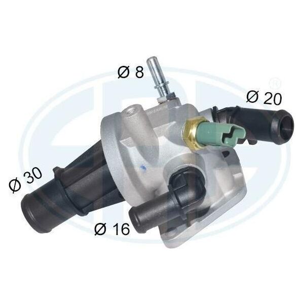 Era 350559A - Termostato Acqua Di Raffreddamento Oe 55182499 Per Agila A, Agila B, Combo, Combo Tour, Corsa C (X01), Meriva (X03), Tigra Twintop (X04)-image