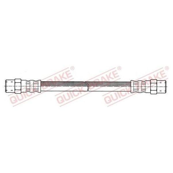 Quick Brake 22.003 Bremsschlauch FüR Bmw 3 Cabrio (E30) 3 Limousine (E36) 3 Limousine (E30) 3 Compact (E36) 5 Limousine (E34) 7 (E32)-image