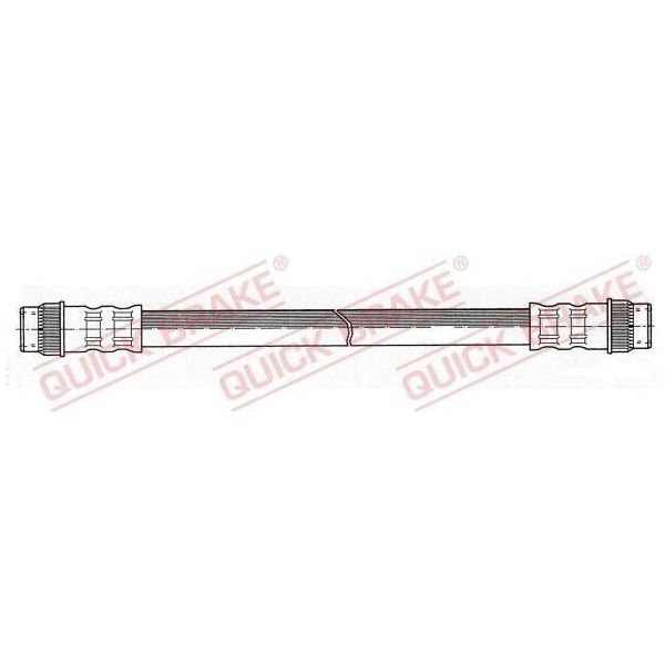 Quick Brake 27.042 Tubo Freno Per Opel Vivaro A Furgone (X83) Vivaro A Combi (X83) Vivaro B Furgone (X82) Vivaro B Combi (X82) Per Nissan-image
