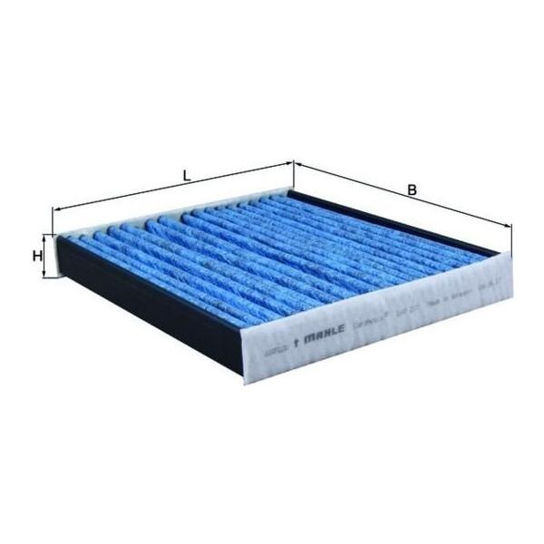 Filtro Abitacolo Mahle Lao 227 Filtro Antipolline Per Renault ScÉNic Ii (JM0/1) Carbone Attivo-image