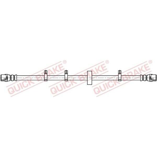Quick Brake 22.929 Tubo Freno Per Vw Transporter Iv Bus (70B, 70C, 7DB, 7DK, 70J, 70K, 7DC, 7DJ) Transporter Iv Furgone (70A, 70H, 7DA, 7DH)-image