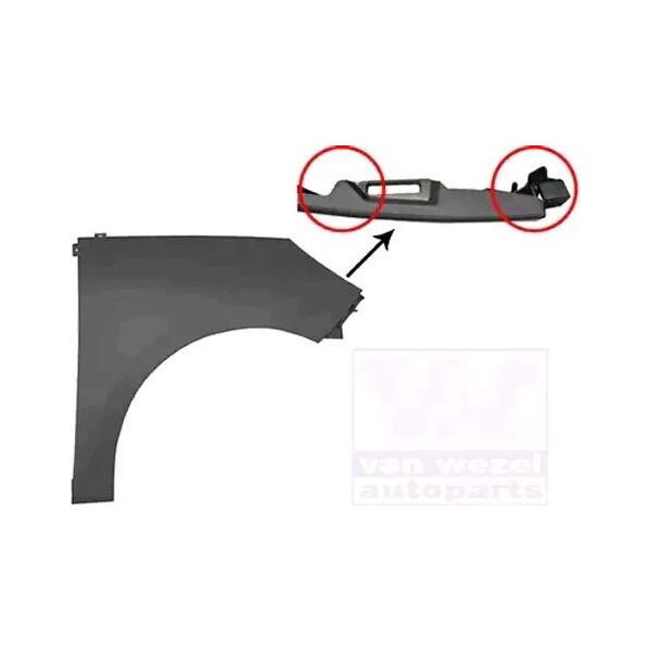 Van Wezel 4346658 Parafango Anteriore Destro Per Renault ScéNic Iii (JZ0/1) Grand ScÉNic Iii (JZ0/1)-image