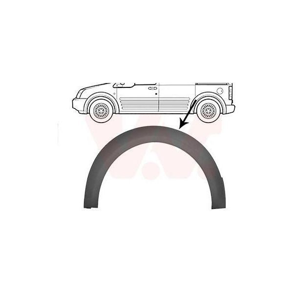 Van Wezel 1886523 - Oe 1440795 Estensione Parafango, Posteriore Sinistro Per Tourneo Connect, Transit Connect-image