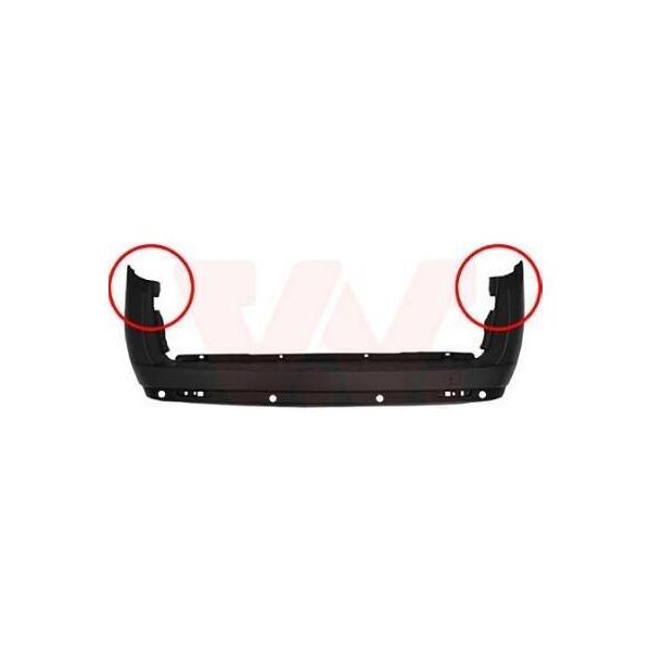 Van Wezel 3706541 - Paraurti Posteriore Oe 1404480 Per Doblo, Combo (X12), Combo Tour (X12)-image