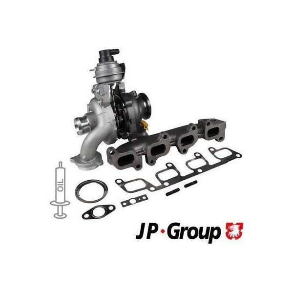 Jp Group 1117404100 - Turbocompressore Oe 03L253014A Per Crafter (2E), Crafter (2F), Amarok-image
