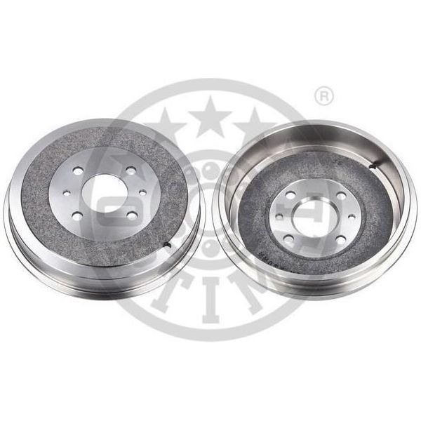 2X Tamburo Freno Posteriore Optimal BT-0560 Per Fiat Doblo Cargo (223_) Qubo (225)-image