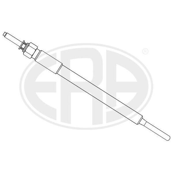 Era 886052 Candela Di Preriscaldamento Diesel Per Toyota Auris (NRE15, ZZE15, ADE15, ZRE15, NDE15)-image