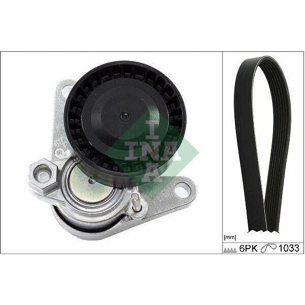 Ina 529 0367 10 Set Di Cinghie Trapezoidali Per Vw Passat Variant (3G5, CB5)-image