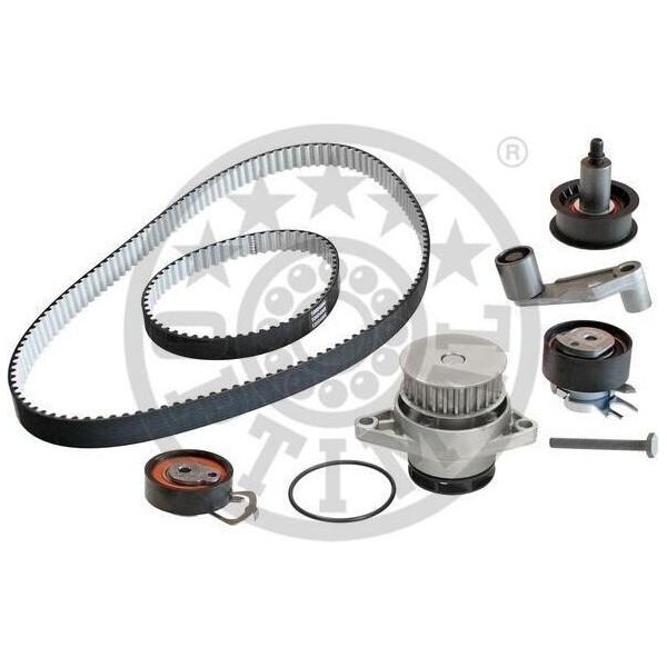 Optimal SK-1511AQ2 Set Cinghia Dentata + Pompa Acqua Per Vw Golf Iv Hatchback (1J1) Golf Iv Variant (1J5) Lupo (6X1, 6E1) Polo Hatchback (6N1) Polo (6N2)-image