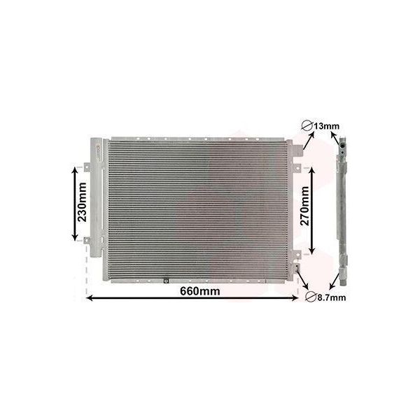 Van Wezel 83015704 - Oe 976063E900 Condensatore Aria Condizionata Per Sorento I (Jc)-image