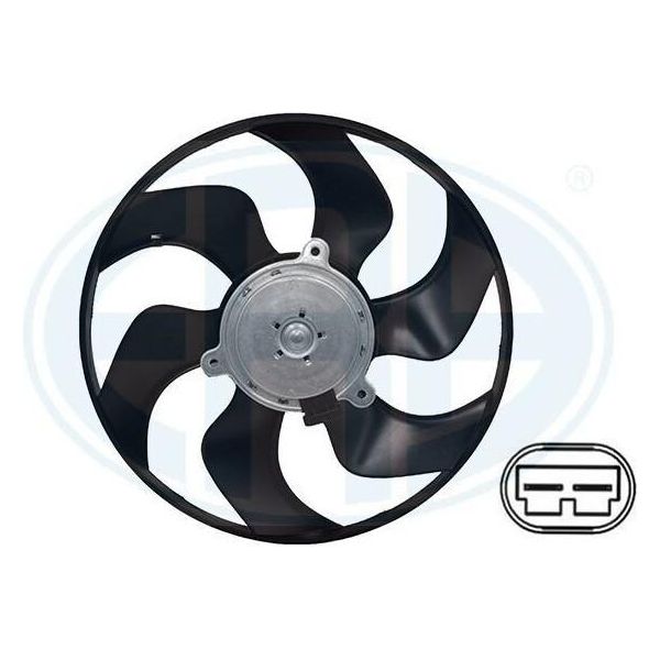 Era 352130 - Oe 21481 AY610 Ventola Radiatore Per Micra Iii (K12), Note (E11, NE11), Clio Iii, Modus (F/JP0), Twingo Ii (CN0), Wind (E4M)-image