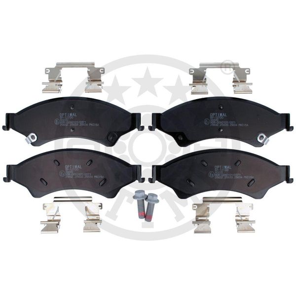 Set Di Pastiglie Freno Anteriori Optimal Pastiglie Freno Per Ford Ranger (Tke) BP-12700-image