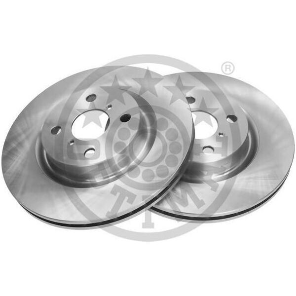 2X Disco Freno Optimal BS-9252C Anteriore Per Toyota Yaris Hatchback (_P13_) 280Mm-image