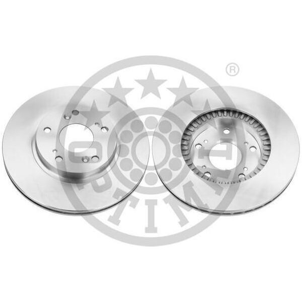 2X Disco Freno Optimal BS-7678C Anteriore Per Honda CR-V Ii (Rd_) FR-V (Be) Stream-image
