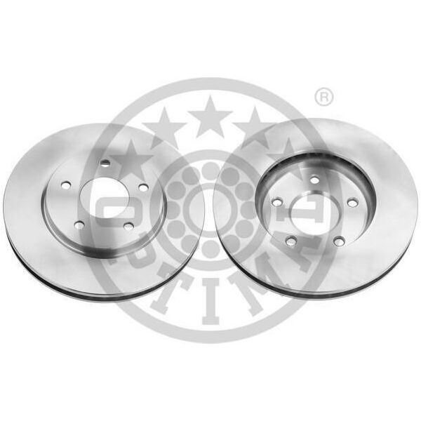 2X Disco Freno Optimal BS-9078C Anteriore Per Nissan NV200 / Evalia Bus Leaf (ZE1_)-image