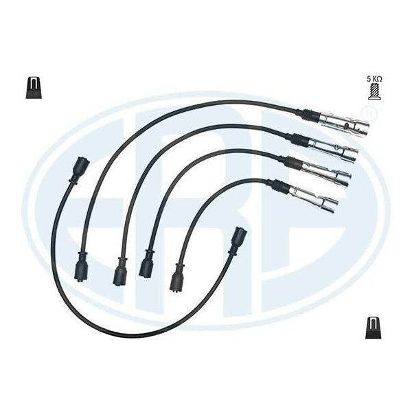 Era 883074 - Set Di Cavi Candela Oe 1347 04 Per A6 (4A), Toledo I (1L2), Cordoba (6K), Golf Iii (1H), Golf Cabriolet (1E), Passat (35I), Polo (6V), T4, Vento (1H)-image