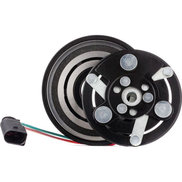 Ridex 1236M0006 - Frizione Magnetica Oe 1J0820811H, Compressore Aria Condizionata Per A3 (8L), A3 (8P), Tt (8N), Galaxy (Wgr), Alhambra (7V), Cordoba (6K), Ibiza (6K), Leon (1M1), Toledo Ii (1M2), Octavia I (1U), Bora (1J), Caddy Ii (9K), Golf Iv (1J), New Beetle, Sharan (7M)-image