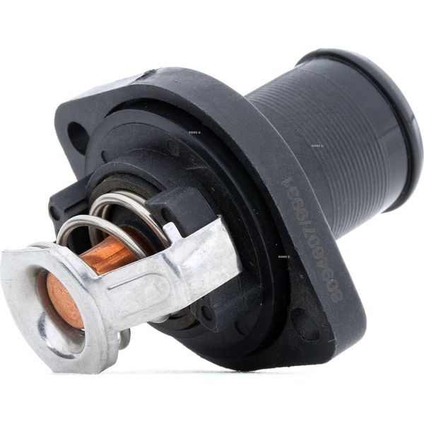 Ridex 316T0024 - Termostato Acqua Di Raffreddamento Oe 9630066780 Per Xsara, Saxo, Jumpy (B), Jumpy (U6U), C8 (Ea, Eb), C4 (La), C4 I (Lc), C3 Pluriel (Hb), C3 I (Fc, Fn), Berlingo, Ulysse, Scudo, Qubo, Fiorino, Partner (5, G), Partner Origin (G), Partner, Expert (Vf), Expert (222), Expert (224), Bipper (Aa), 405 Ii, 307 Sw (3H), 307 Cc (3B), 307, 306, 206+, 206 Van, 206 Sw (2E/K), 206 (2E/K), 206-image