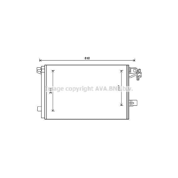 Prasco VNA5328D - Oe 7E0820411B Condensatore Per Aria Condizionata Con Essiccatore Per T5-image