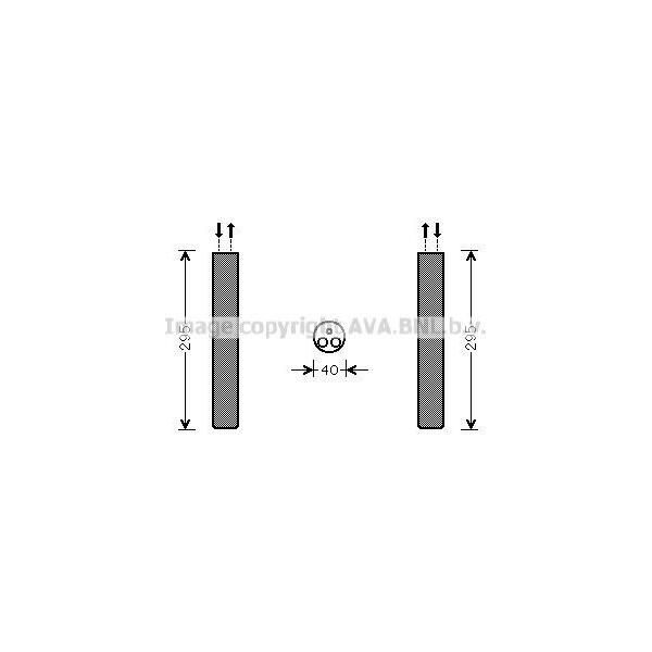 Prasco VND304 - Essiccatore Aria Condizionata Oe 9068350047 Per Sprinter (W906), Sprinter (W907, W910), Sprinter (W907), Crafter (2E), Crafter (2F)-image