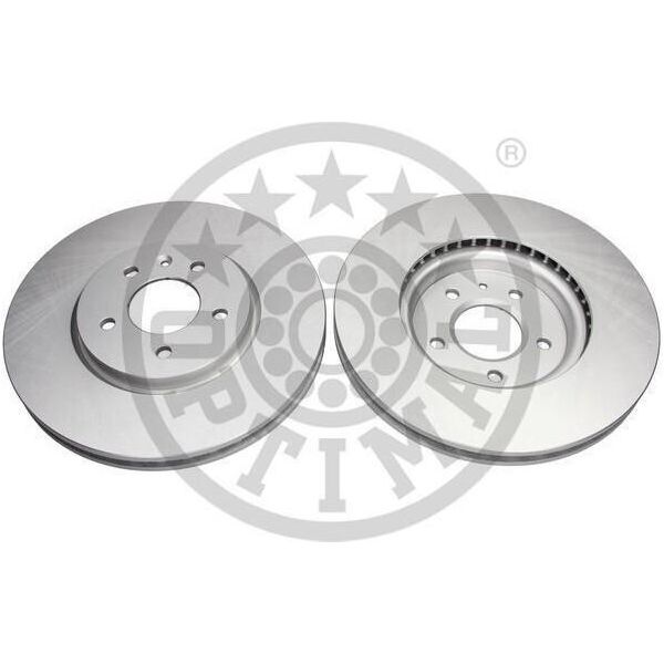 2X Disco Freno Optimal BS-9408HC Anteriore Per Opel Astra J Sports Tourer (P10)-image