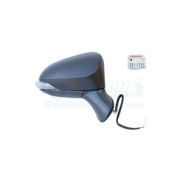 Van Wezel 5422818 Specchietto Esterno Specchietto Laterale Destro Per Toyota Avensis Station Wagon (ZRT27, ADT27) Convesso Riscaldato-image