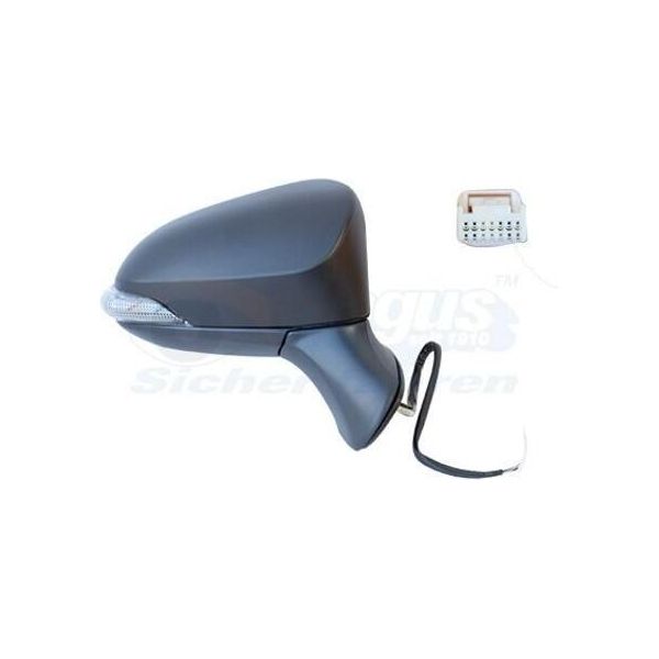 Van Wezel 5422808 Specchietto Esterno Specchietto Laterale Destro Per Toyota Avensis Station Wagon (ZRT27, ADT27) Convesso Riscaldato-image