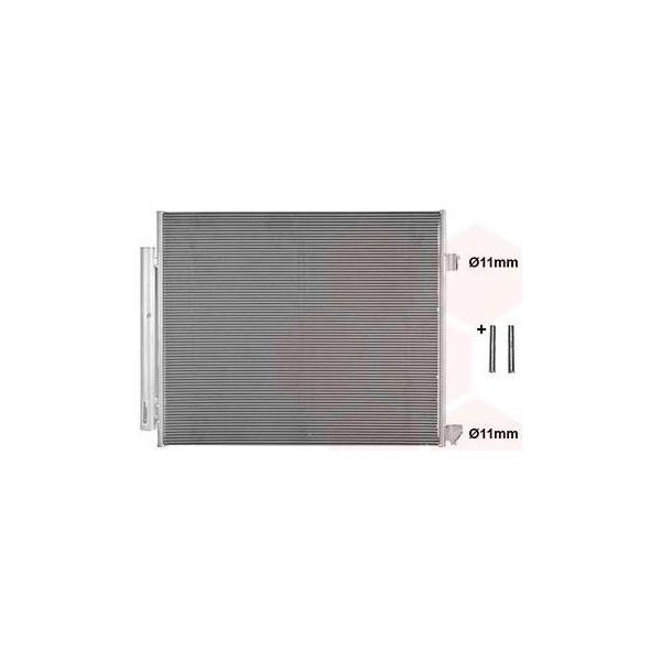 Van Wezel 30015711 Condensatore Climatizzatore Condensatore Climatizzatore Adatto Per MERCEDES-BENZ Gle (W167) + Essiccatore-image