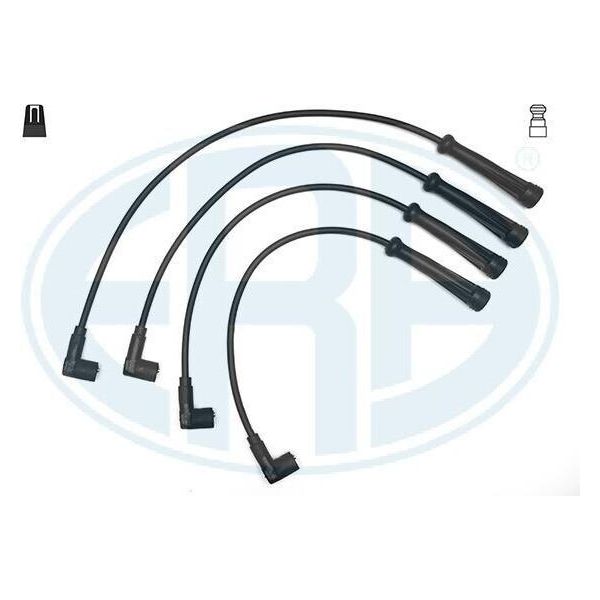 Era 883019 Set Cavi Di Accensione Set Cavi Di Accensione Per Renault Clio Ii (BB0/1/2, CB0/1/2) Twingo I (C06) Kangoo (KC0/1) Kangoo Express (FC0/1) Clio I-image