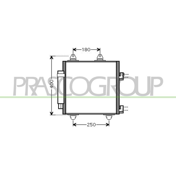 Prasco CI201C001 - Condensatore Aria Condizionata Oe 6455EE Con Essiccatore Per C1 (Pm, Pn), Aygo (B1)-image
