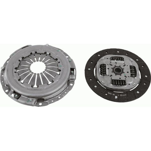 Sachs 3000 950 688 - Kit Frizione Oe 55261925 Per Mito (955), 500 (312), 500L (351, 352), 500X (334), Doblo, Fiorino, Panda, Punto, Qubo, Tipo-image