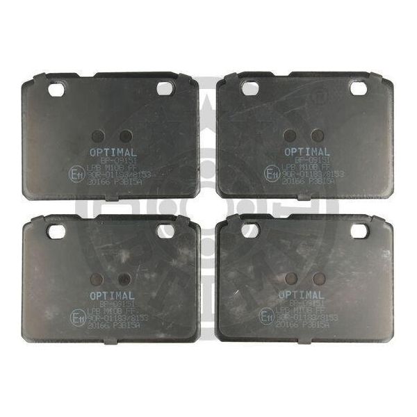 Set Di Pastiglie Freno Anteriori Optimal Pastiglie Freno Per Lada 1200-1600 Berlina BP-09151-image