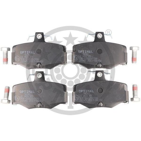 Set Di Pastiglie Freno Posteriori Optimal Pastiglie Freno Per Nissan Almera Ii Hatchback (N16) BP-09690-image