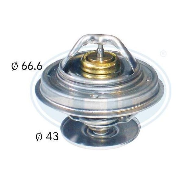 Era 350125A - Termostato Del Liquido Di Raffreddamento Oe 04778 975 Per Voyager Iii (Gs), Voyager Iv, Cherokee (Xj), Grand Cherokee I (Zg, Zj), Grand Cherokee Ii (Wg, Wj)-image