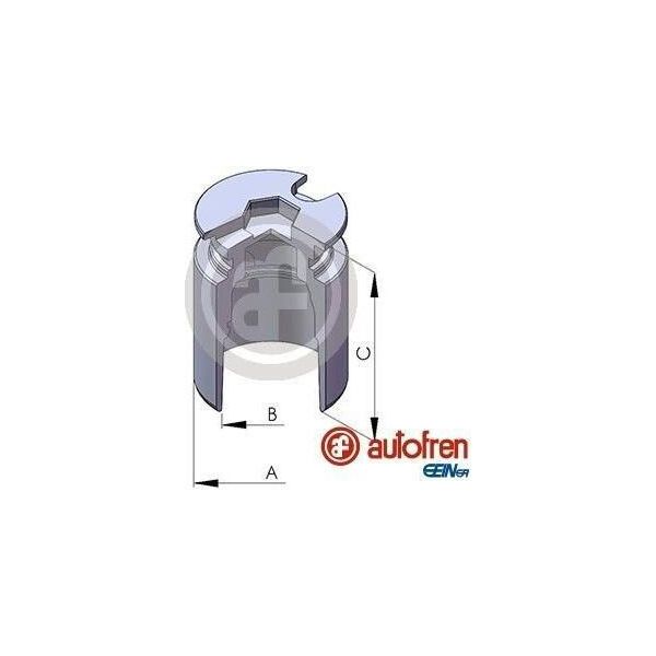 Autofren Seinsa Pistone Pinza Freno Per Renault Kangoo (KC0/1) 38 Mm Acciaio-image
