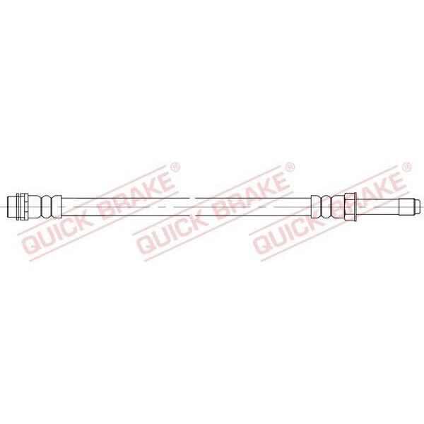 Quick Brake 37.041 Tubo Freno Posteriore Sinistro Per Vw Transporter V Bus (7HB, 7HJ, 7EB, 7EJ, 7EF, 7EG, 7HF, 7EC) Multivan V Transporter V Furgone-image