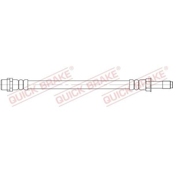 Quick Brake 37.046 Tubo Freno Per Vw Crafter 30-50 Furgone (2E) Crafter 30-35 Autobus (2E) Crafter 30-50 Piattaforma/Telaio (2F)-image