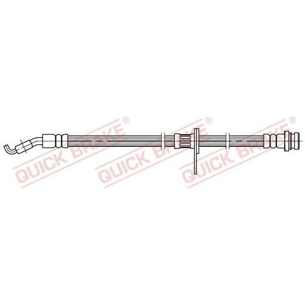 Quick Brake 50.877 Tubo Freno Per Opel Agila (B) (H08) Per Suzuki Swift Iii (Mz, Ez) Per Vauxhall Agila Mk Ii (B) (H08)-image