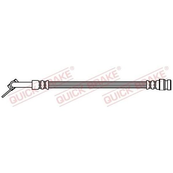 Quick Brake 50.508 Tubo Freno Anteriore Sinistro Per Hyundai H-1 Furgone (A1) H-1 / Starex Mpv (A1)-image